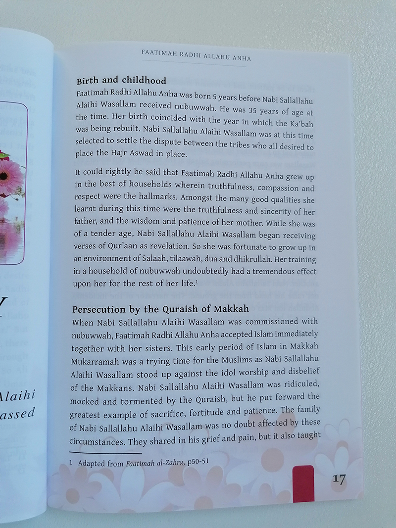Golden Stories from the Life of Faatimah - Moulana Afzal Ismail - Image 3