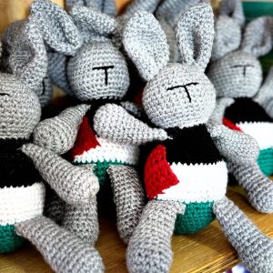 Palestine Crochet Rabbit  - Half the proceeds go Gaza